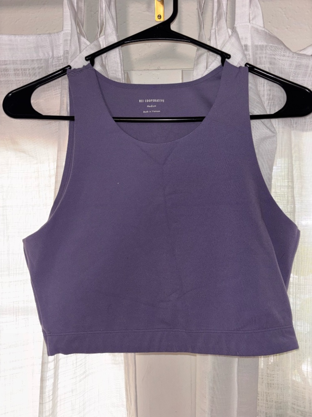 REI Purple Crop Top